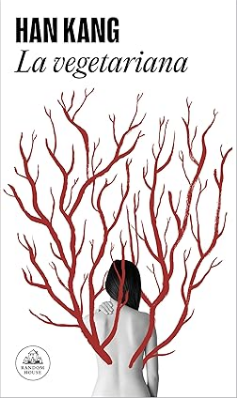 Mujer desnuda de espaldas, atravesada por un arbol de ramas rojas. Es la portada del libro