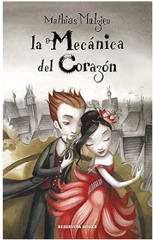portada del libro donde aparece un niño vestido con traje junto a una niña vestida de gitana con vestido rojo