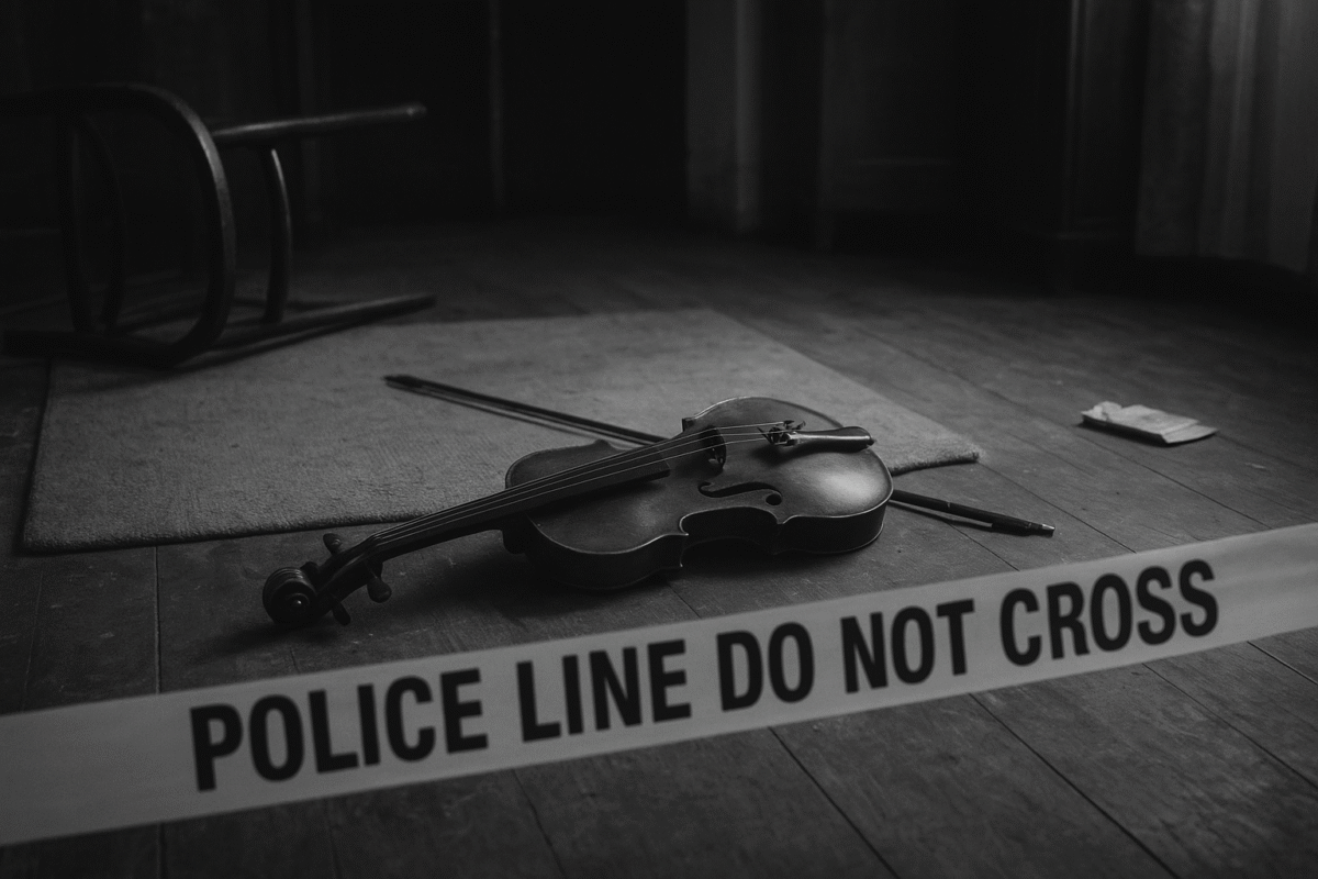 escenario del crimen del violinista
