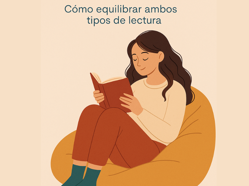 cartel equilibrar leer por placer