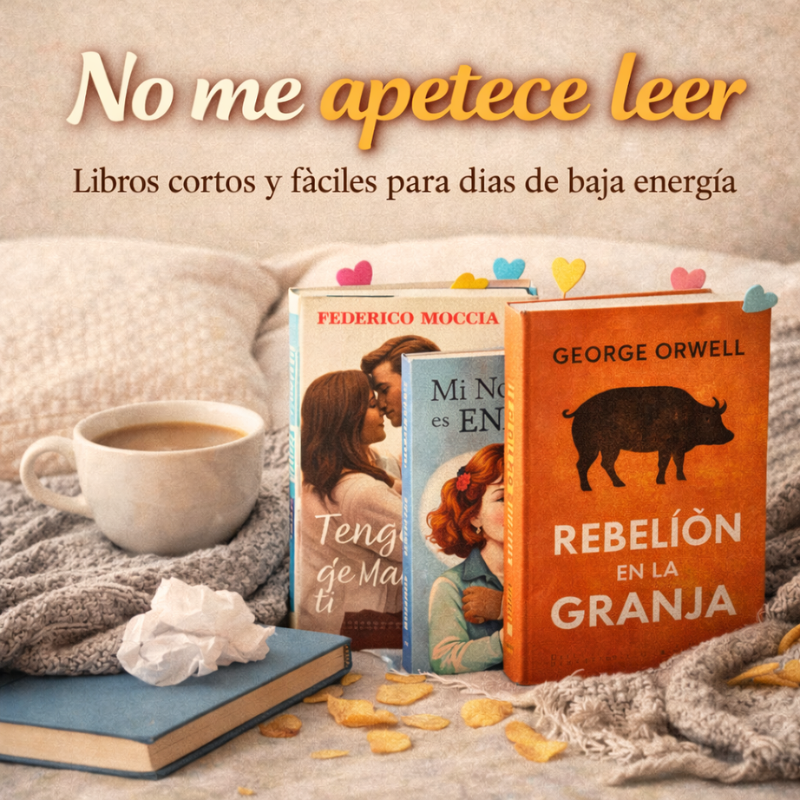 libros para cuando no te apetece leer
