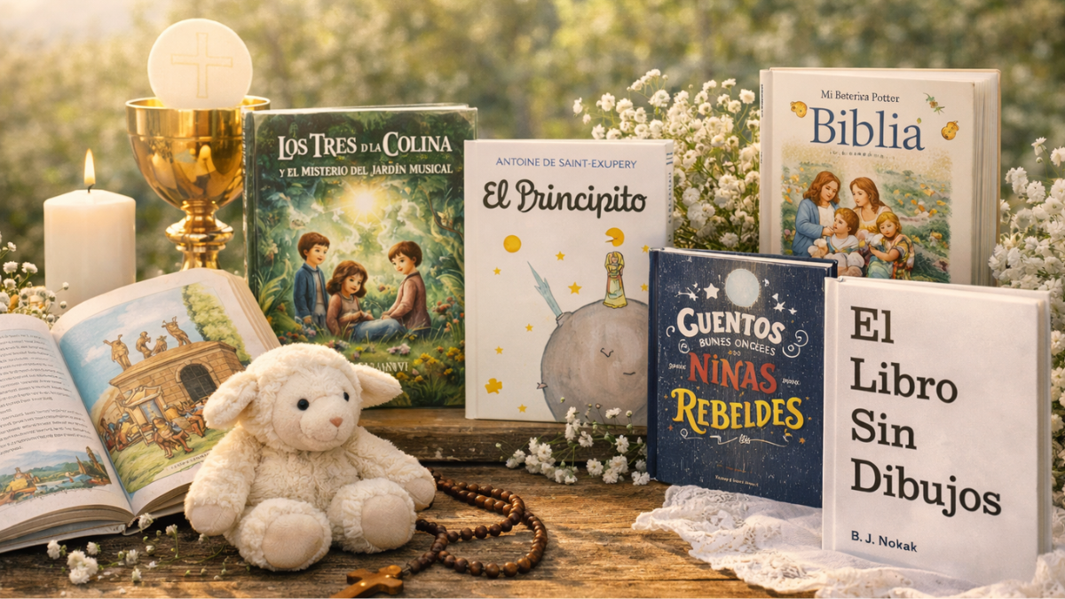 7 libros para regalar en la primera comunión mágicos y emocionantes